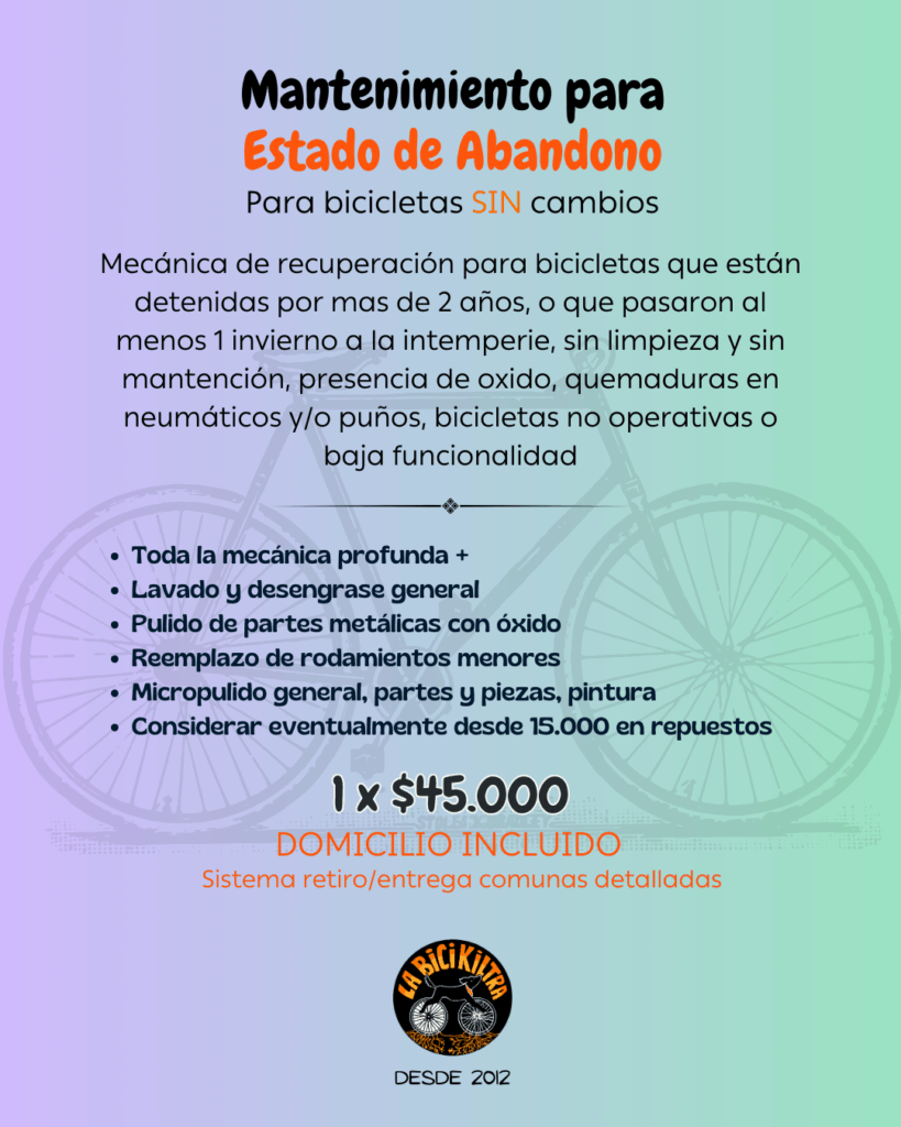 Mantencíón Estado de Abandono