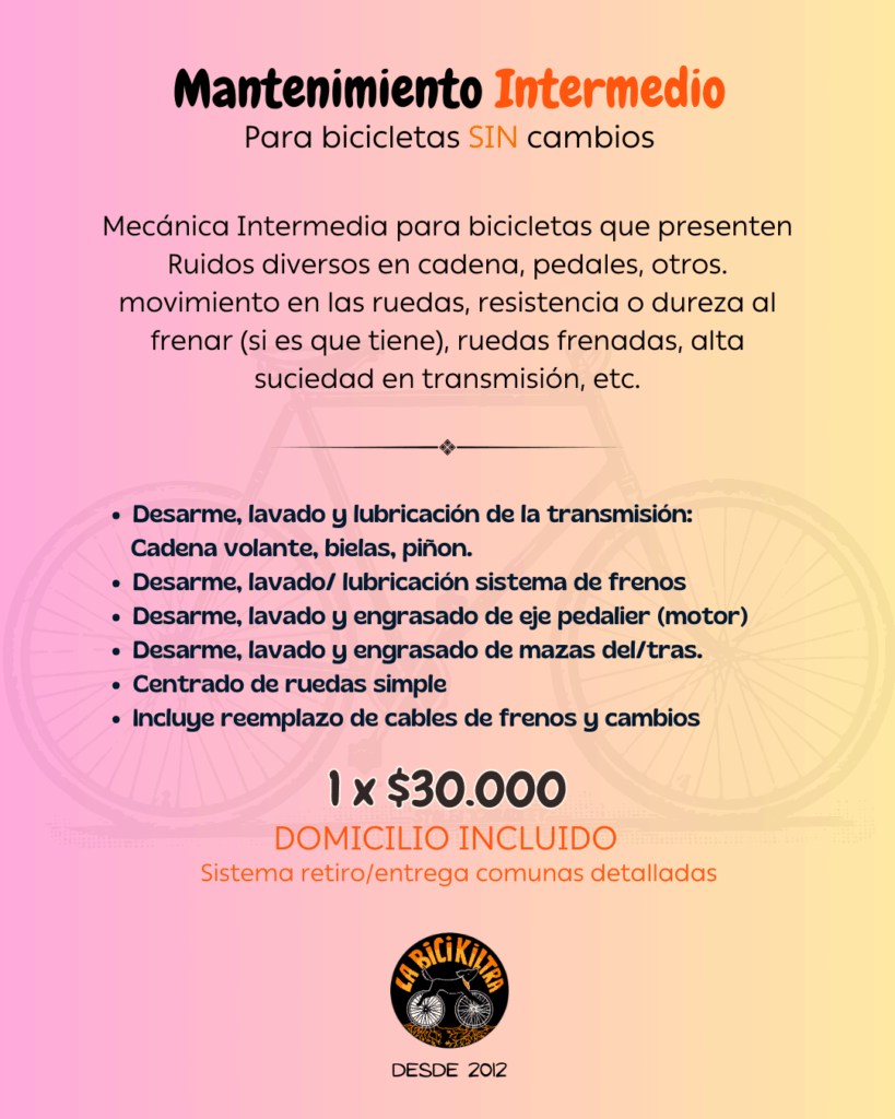 Mantención Intermedia SIN Cambios