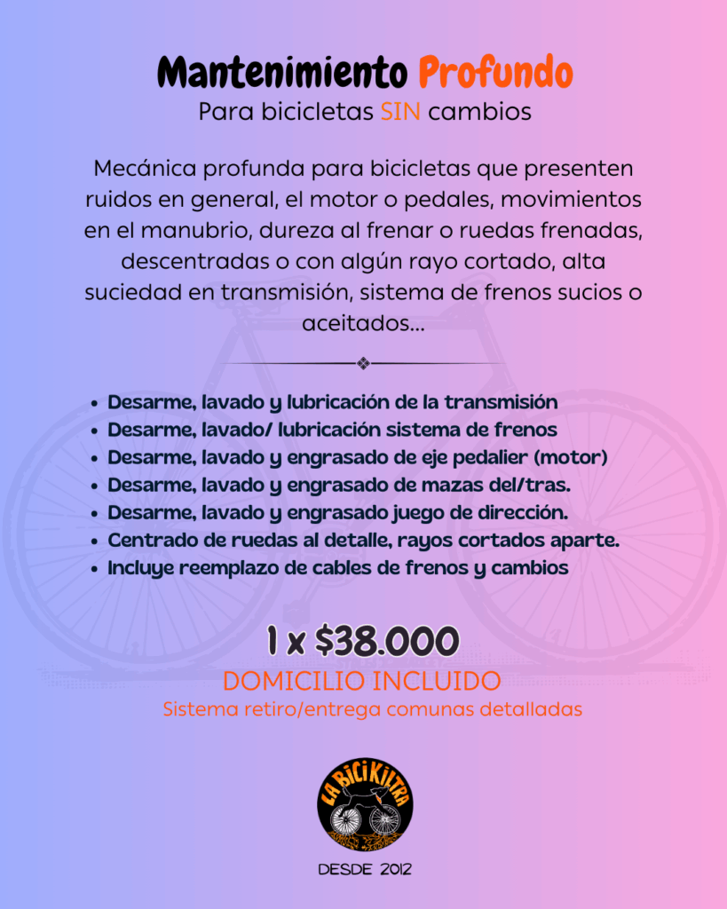 Mantención Profunda Sin Cambios