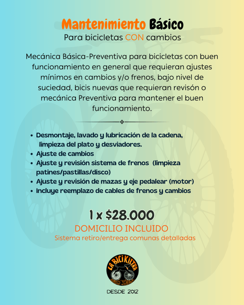 Mantención básica con Cambios